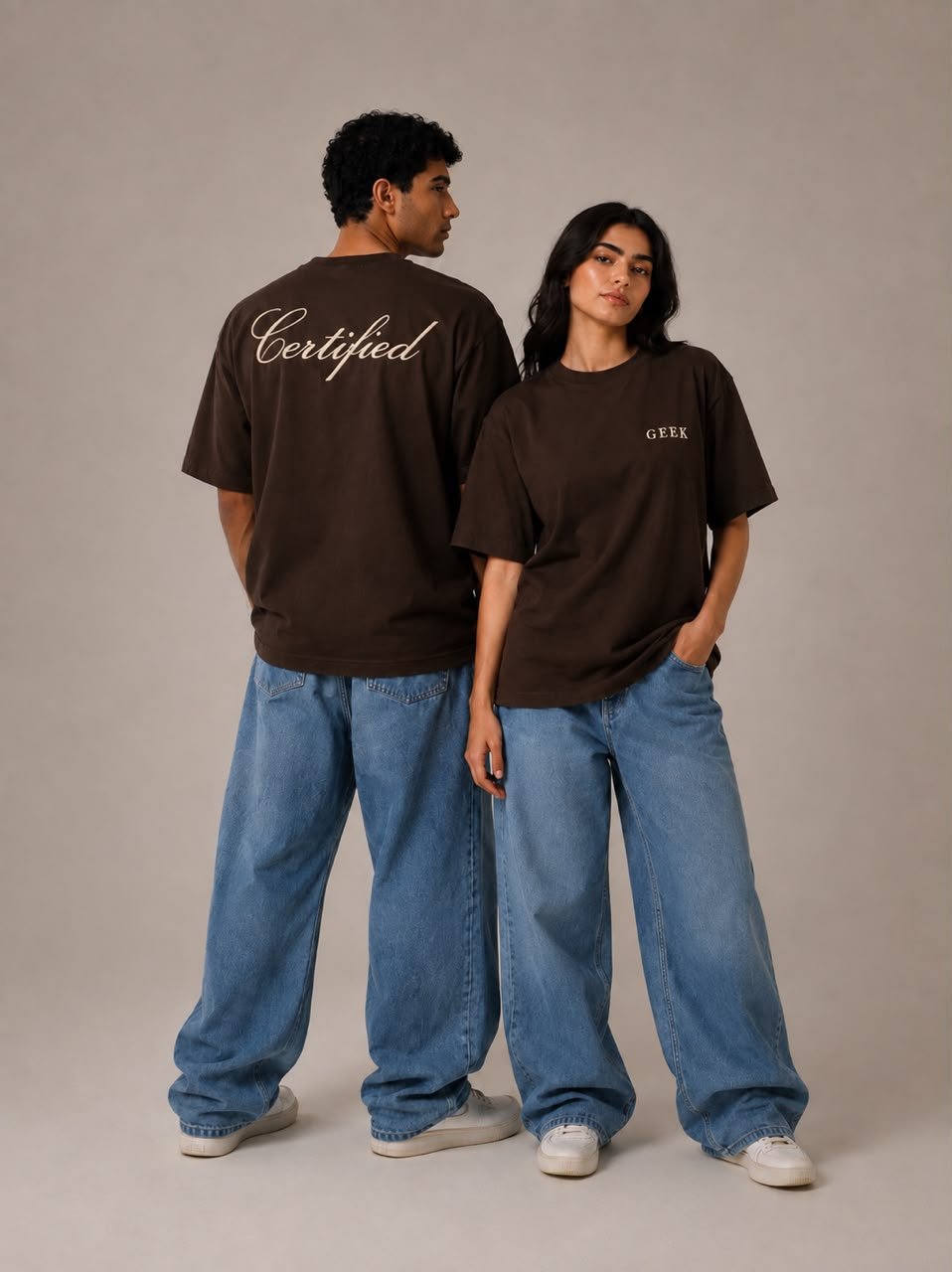 Brown Certified Geek T-shirt